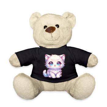 Anime Babykatze - Teddy - Schwarz - Vorne