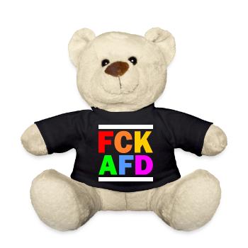 Fck afd - Teddy - Schwarz - Vorne