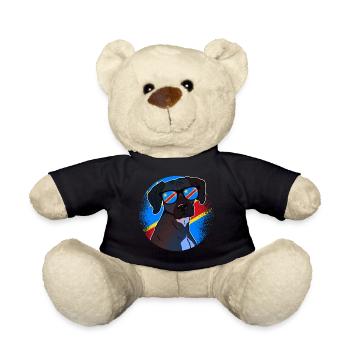 Democratic Republic of the Congo - Teddy Bear - black - Front