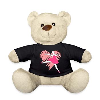 Ballettschuhe Balletttänzer - Teddy - Schwarz - Vorne
