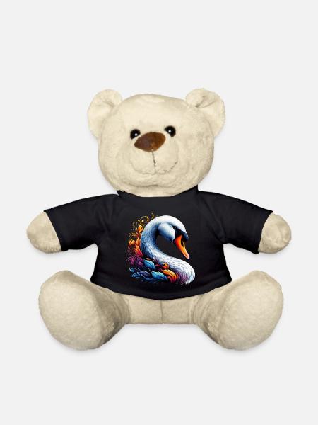 Schwan - Teddy - Schwarz