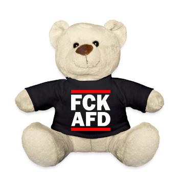 Fck afd - Teddy - Schwarz - Vorne