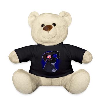 New Zealand - Teddy Bear - black - Front