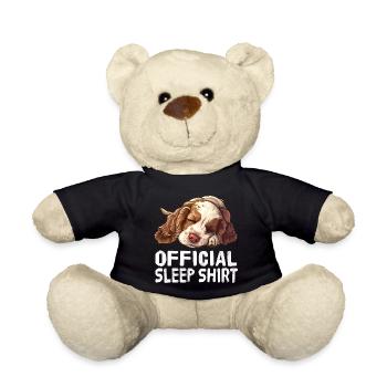 Chemise de nuit officielle Anglais Cocker Anglais - Nounours - noir - Devant