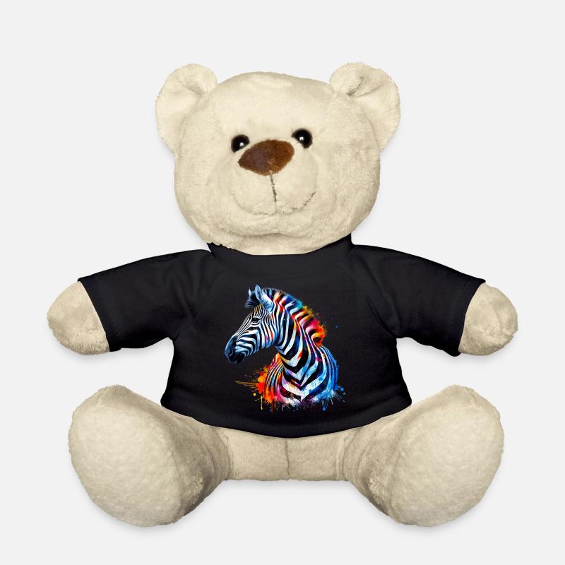 Zebra - Teddy - Schwarz