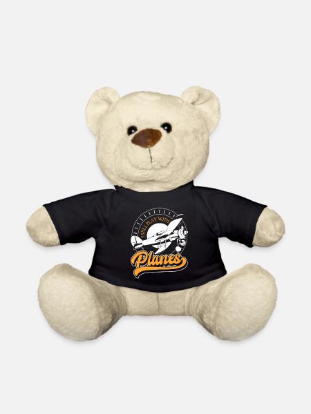 Modellflug Hobby Hobbypilot Testpilot - Teddy - Schwarz