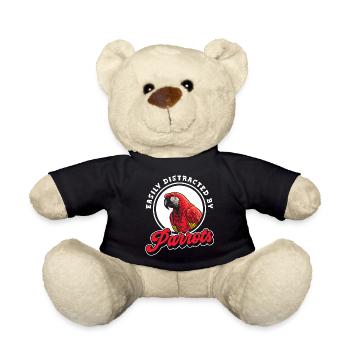 Parrot Feathers Habitat Bird Species - Teddy Bear - black - Front