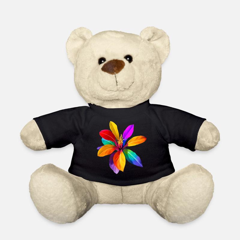 Regenbogenblume aus Fantasialand - Teddy - Schwarz