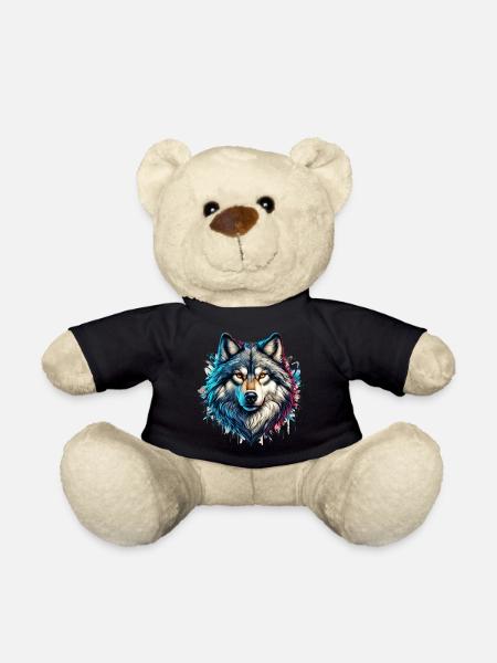Wolf - Teddy - Schwarz