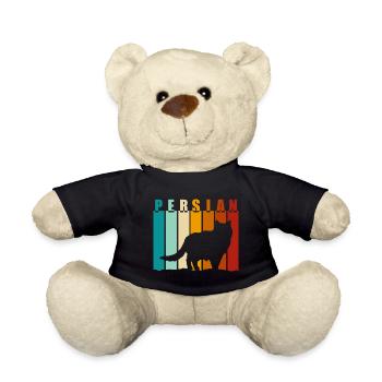 Perser Stubentiger Kätzchen Katzenlady - Teddy - Schwarz - Vorne