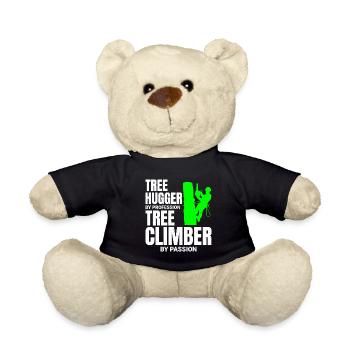 Baumpfleger Baumchirurg Kletterer Klettertrimmer - Teddy - Schwarz - Vorne