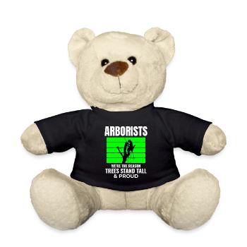 Baumpfleger Baumchirurg Kletterer Klettertrimmer - Teddy - Schwarz - Vorne