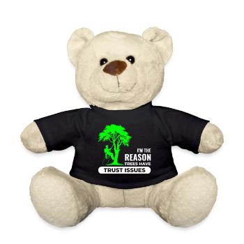 Baumpfleger Baumchirurg Kletterer Klettertrimmer - Teddy - Schwarz - Vorne