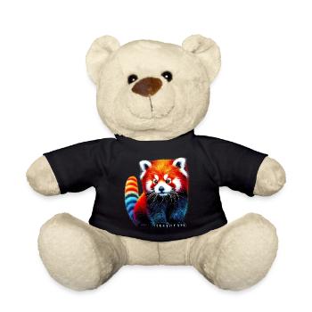 Kleiner Panda - Teddy - Schwarz - Vorne