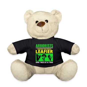 Baumpfleger Baumchirurg Kletterer Klettertrimmer - Teddy - Schwarz - Vorne