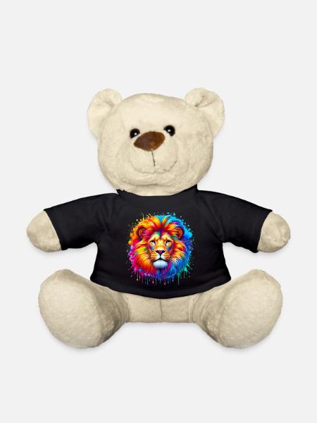 Löwe - Teddy - Schwarz