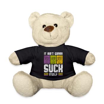 Carnival Celebration Jesters Event - Teddy Bear - black - Front