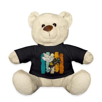 Honey Honeycomb World Saver Bee - Teddy Bear - black - Front