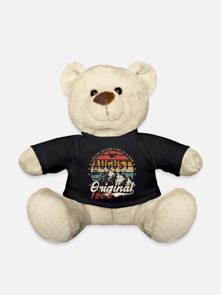 August 1968 - Hergestellt im August 1968 - Jahrgang 1968 - Teddy - Schwarz