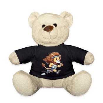 Mignon marathonien lion - Nounours - noir - Devant