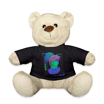 Cyborg Steampunk Anime Japon - Nounours - noir - Devant