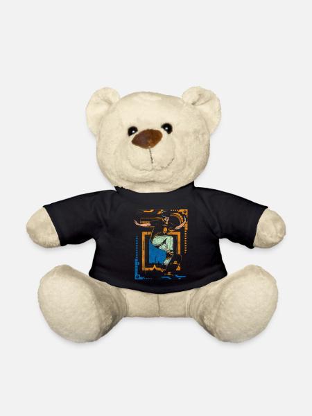 Cyborg Technology Anime Gamer - Teddy Bear - black