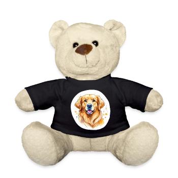 Golden Retriever Wasserfarben - Teddy - Schwarz - Vorne