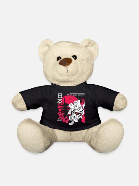 Orient Dragon Mythology Time Travel - Teddy Bear - black
