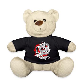Kultur Fabelwesen Mythologie Koi - Teddy - Schwarz - Vorne
