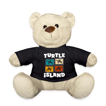 Meer Wasser Niedlich - Teddy - Schwarz - Vorne