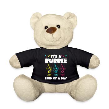 Kawaii Drink - Teddy Bear - black - Front