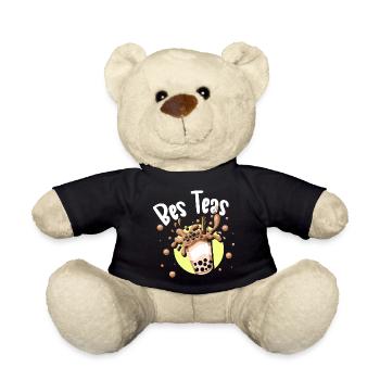Kawaii Drink Sweet Balls - Teddy Bear - black - Front