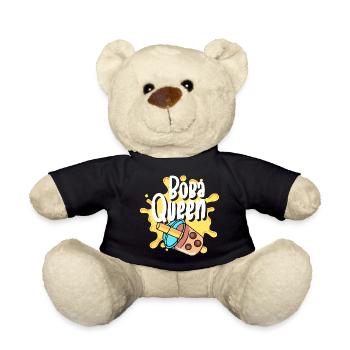 Boba Pearl Milk Delicious - Teddy Bear - black - Front