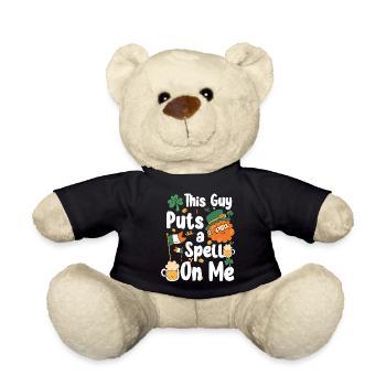 Irish St. Patrick's Day Tour Ireland - Teddy Bear - black - Front
