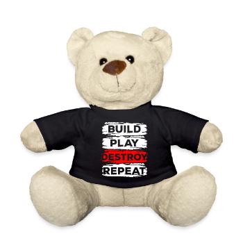 Clamping Blocks Childhood Memories - Teddy Bear - black - Front