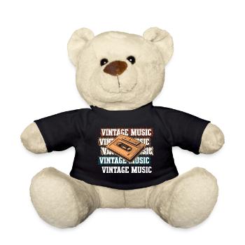 Cassette Legend Vintage Limited Edition - Teddy Bear - black - Front