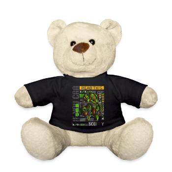 Manette Gamer Nerd League - Nounours - noir - Devant