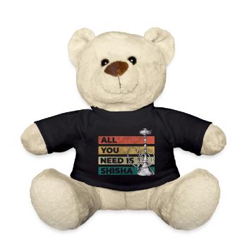 Hookah Dampf Smoken Kippe - Teddy - Schwarz - Vorne