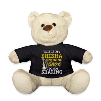 Wasserpfeife Smoken Nikotin - Teddy - Schwarz - Vorne