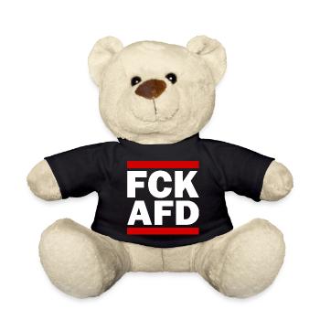 Fck afd - Teddy - Schwarz - Vorne