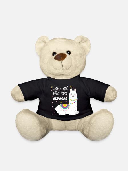 Alpaka Liebe - Teddy - Schwarz