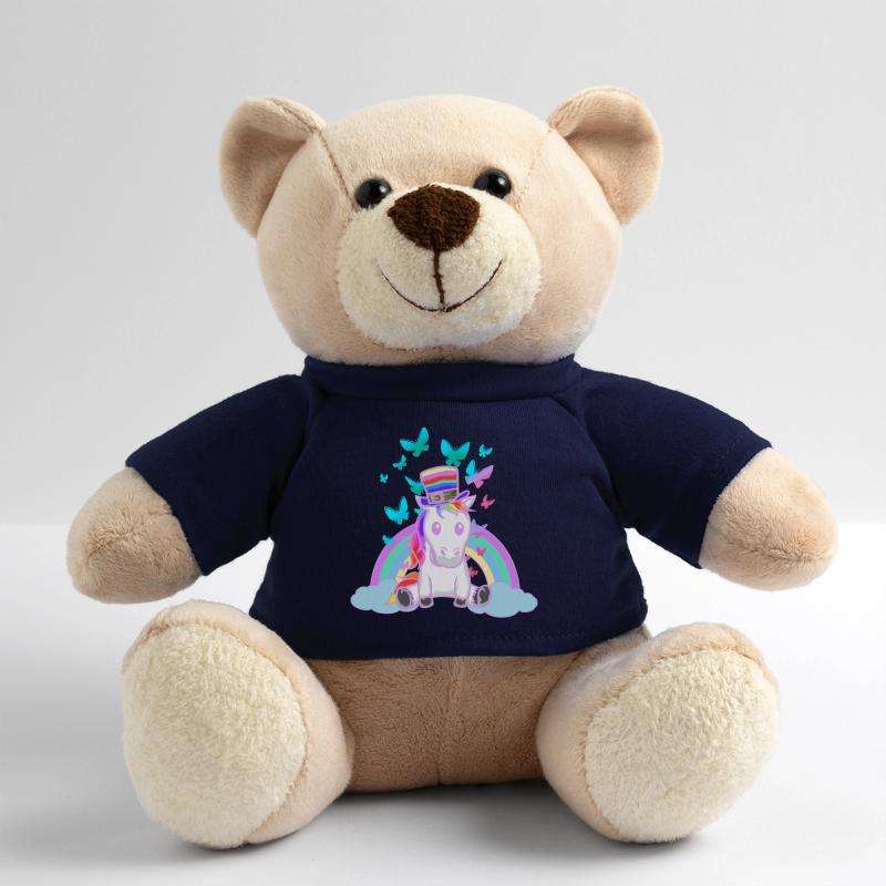 80er 90er Regenbogen Einhorn Einhörner Vintage Teddy