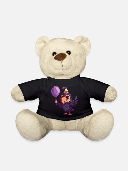 Harpyie Vogel Geburtstag Comic Niedlich - Teddy - Schwarz