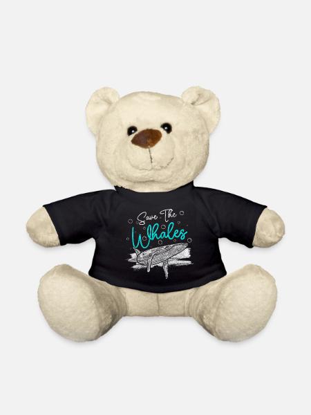 Wal Meeresbewohner See - Teddy - Schwarz