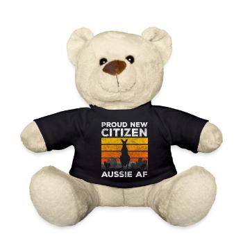 Australien Reise Erde Work and Travel - Teddy - Schwarz - Vorne