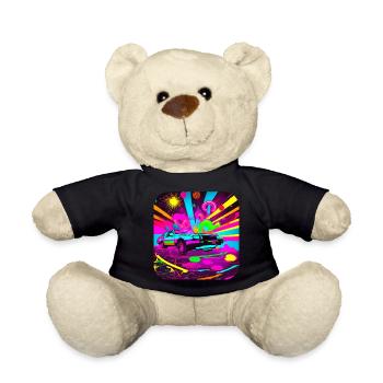 Années 80 Vintage Voitures classiques - Nounours - noir - Devant