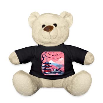 Japon Tour du Monde Temples Culture - Nounours - noir - Devant
