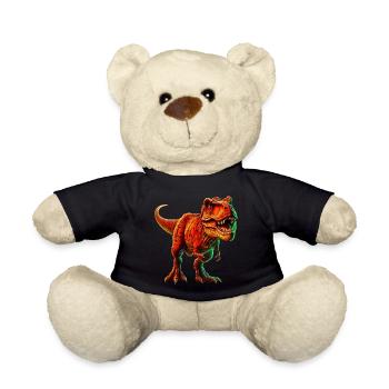 Dinosaurier - Teddy - Schwarz - Vorne