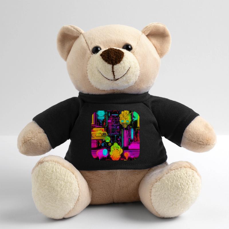 Néon style abstrait tendance UV Nounours