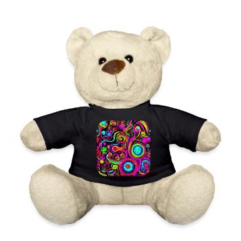 Neon Style Kreativ House Party Glow - Teddy - Schwarz - Vorne